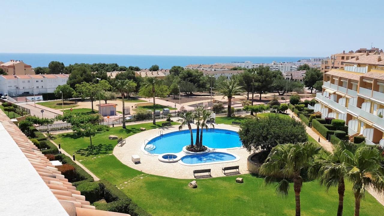 Atico Con Vistas Al Mar , Wifi Y Piscina - Sierra Irta Albert Villas 阿尔考斯布里 外观 照片