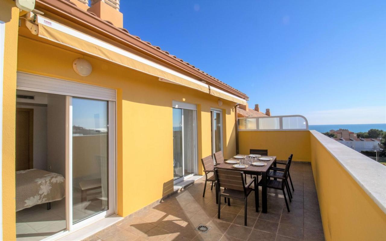 Atico Con Vistas Al Mar , Wifi Y Piscina - Sierra Irta Albert Villas 阿尔考斯布里 外观 照片