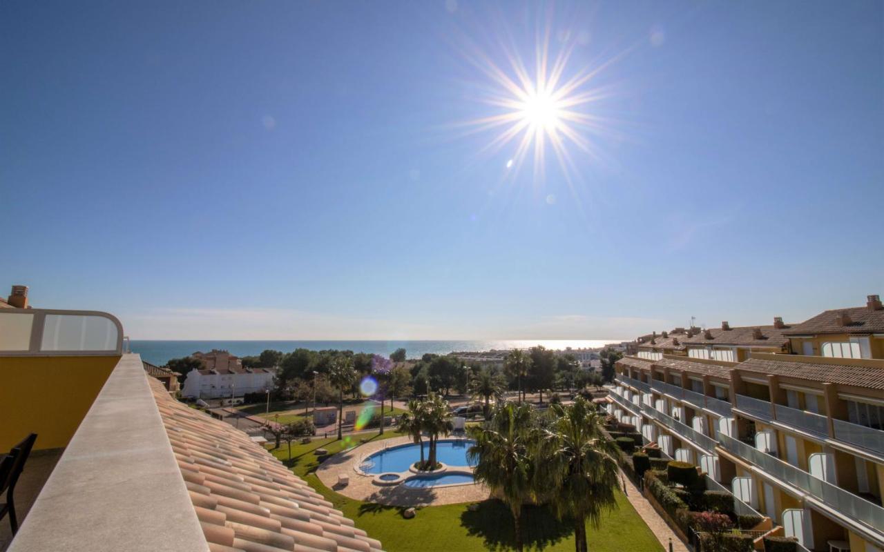 Atico Con Vistas Al Mar , Wifi Y Piscina - Sierra Irta Albert Villas 阿尔考斯布里 外观 照片