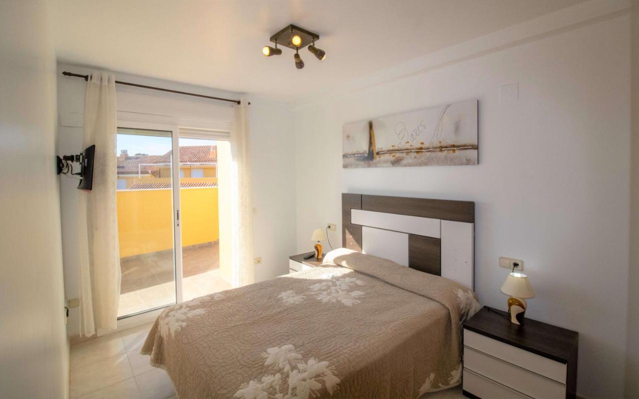 Atico Con Vistas Al Mar , Wifi Y Piscina - Sierra Irta Albert Villas 阿尔考斯布里 外观 照片