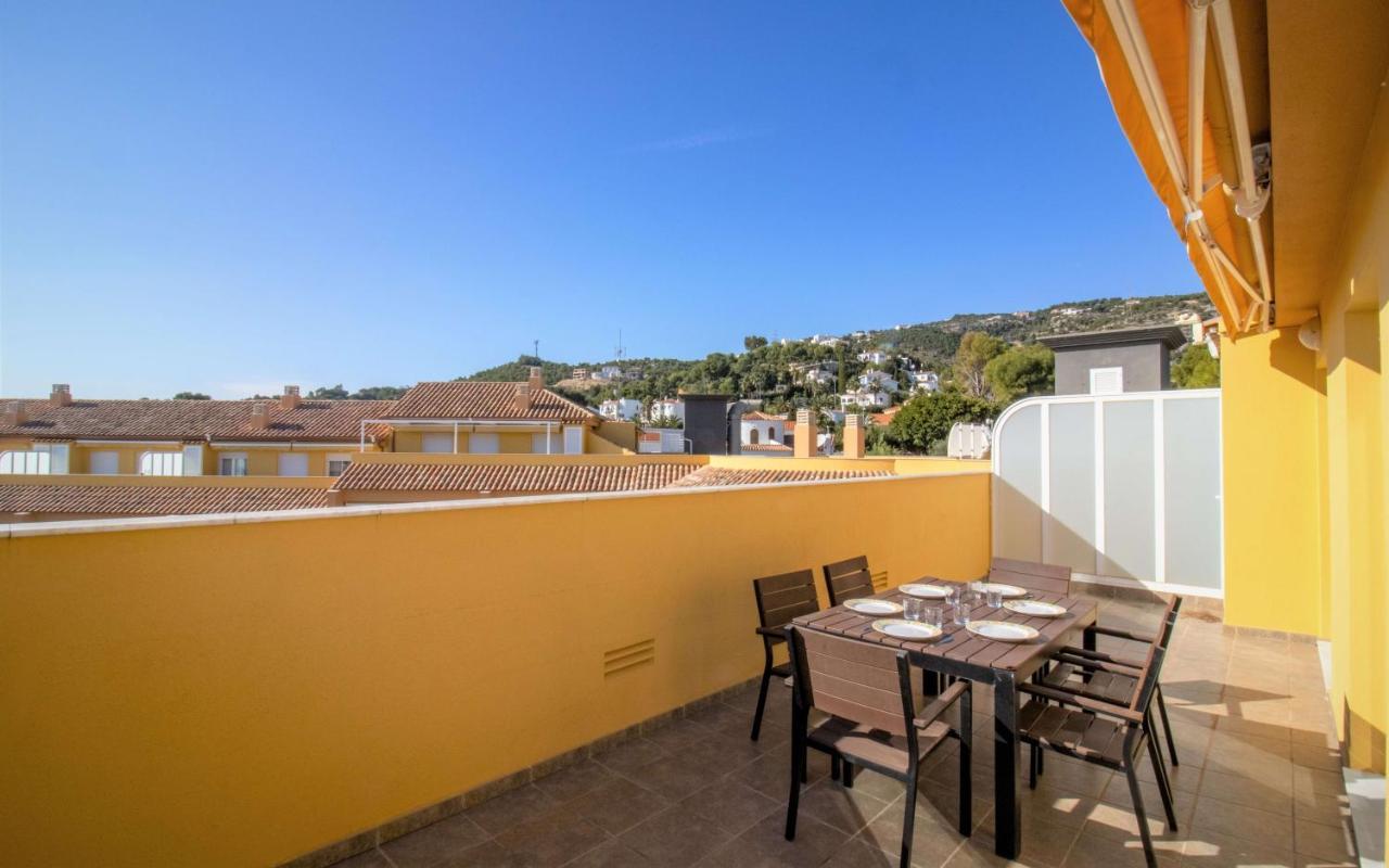 Atico Con Vistas Al Mar , Wifi Y Piscina - Sierra Irta Albert Villas 阿尔考斯布里 外观 照片